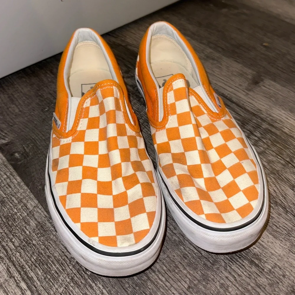 Vans Checkered Slip Ons